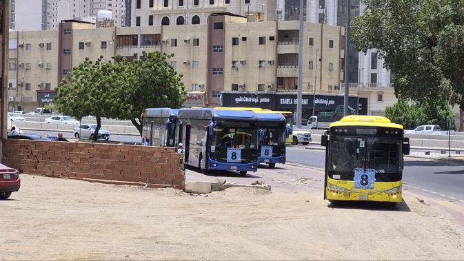 Bus Shalawat di Makkah Disetop Sementara Jelang Puncak Haji, Catat Jadwalnya
