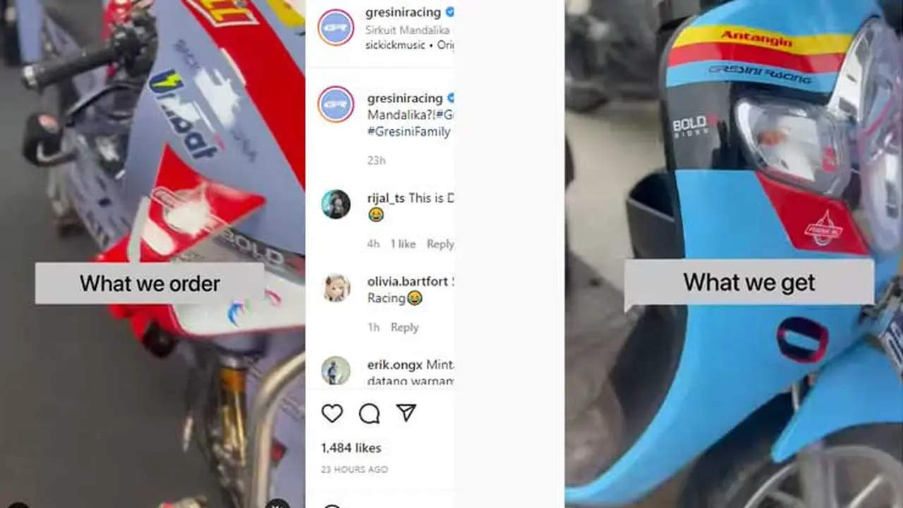 Ekspektasi vs Realita motor balap dan Honda Scoopy (Gresini Racing)