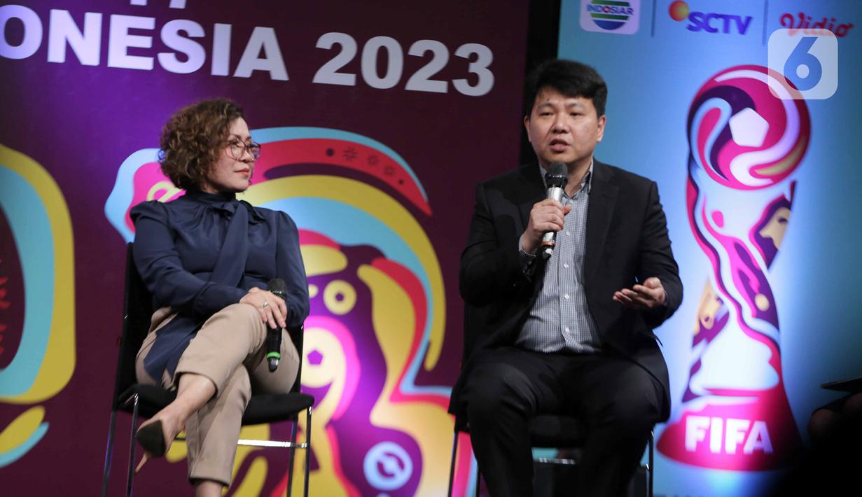 Secara spesifik, produksi tayangan Piala Dunia U-17 2023 nantinya bakal ditangani oleh Visual Indomedia Produksi (VIP) sebagai anak perusahaan SCM. (Liputan6.com/Faizal Fanani)