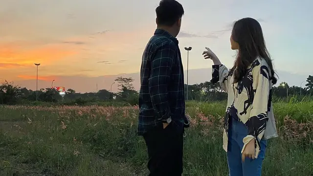 Momen kebersamaan Aquene Djorghi dan Rafi Pangestu (Foto: Instagram/@ aqueneazizdjorghi)