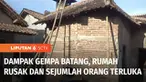 Sejumlah bangunan rusak dan sedikitnya tiga warga terluka saat gempa bumi dengan magnitudo 4,6 mengguncang Batang, Jawa Tengah. Getaran gempa juga dirasakan warga Pekalongan.