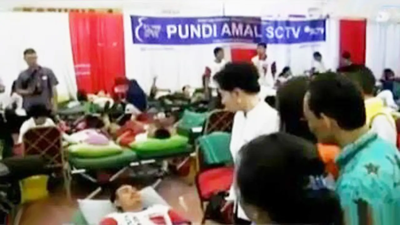 VIDEO: Donor Darah Pundi Amal SCTV Kumpulkan 1.000 Kantong