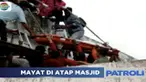 Jasad pria ditemukan di atap Masjid Simpang Empat Air Putih, Samarinda. Diduga tewas akibat tersengat aliran listrik.