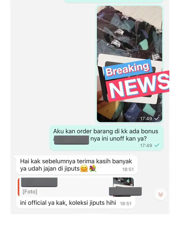 7 Chat Pembeli dapat Banyak Bonus dari Penjual Online Shop Ini Bikin Senyum Sendiri