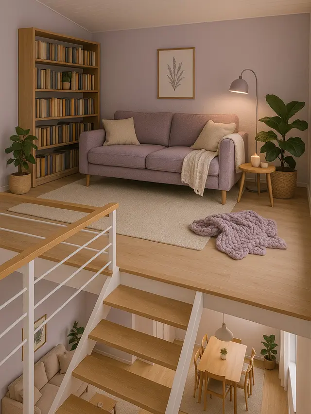 Model Rumah Mezzanine 6x10 (Image by ChatGPT)
