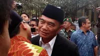 Menteri Pendidikan dan Kebudayaan Muhadjir Effendie di sela peresmian Museum Mpu Purwa di Malang, Jawa Timur (Liputan6.com/Zainul Arifin)