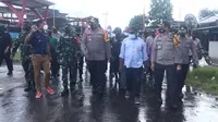 Kapolda Papua Irjen Paulus Waterpaw meninjau langsung kegiatan pilkada susulan di Kabupaten Boven Digoel, pada Senin (28/12/2020) kemarin.