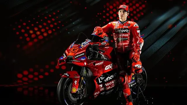 Pembalap Ducati Lenovo Team, Marc Marquez (c) Ducati Corse