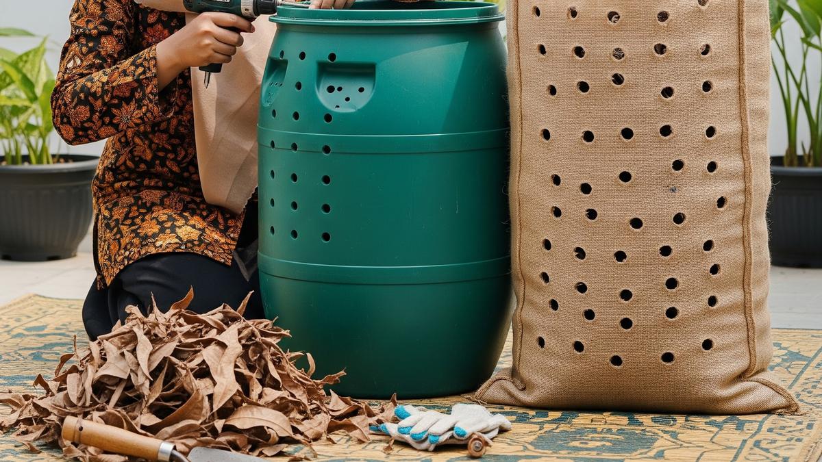 Cara Buat Kompos Cokelat dari Daun Kering, Solusi Pupuk Organik Mandiri