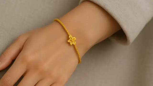 Gelang Model Sekarang 24 Karat 5 Gram Terpopuler