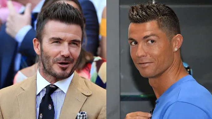 [Fimela] David Beckham dan Cristiano Ronaldo