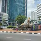 Penampakan Kota Kuching di siang hari. Tampak tertata rapi. (Foto: Winda Nelfira/Liputan6.com).