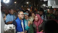Menteri Perdagangan (Mendag) Zulkifli Hasan melakukan sidak dadakan di Pasar Grosir Keputran Surabaya, pada Sabtu  malam (30/7/2022). Mendag kaget lantaran harga bahan pokok terus mengalami penurunan.