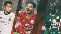 Trivia - Pemain Makan Konate, Andik Vermansah, Evan Dimas (Bola.com/Adreanus Titus)