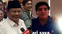 Diego Maradona Berharap Prabowo Menangi Pilpres