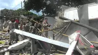 Penertiban bangunan di Kampung Arab, Puncak, Bogor (Liputan6.com/ Achmad Sudarno)