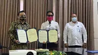 PANDI dan Universitas Udayana Tandatangani MoU Terkait Digitalisasi Aksara Bali. Dok: PANDI