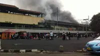 Terdengar Ledakan di Kebakaran Stasiun Gambir
