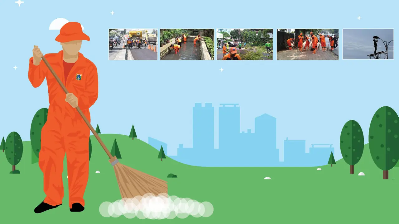 Banner Infografi Pasukan Oranye