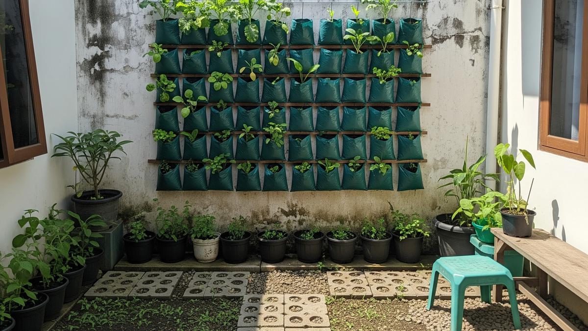 9 Ide Kebun Sayur Hemat Biaya di Kontrakan Sepetak, Panen Segar Lahan Terbatas