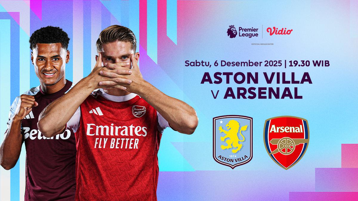 Link Live Streaming Liga Inggris: Aston Villa vs Arsenal