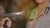 Ilustrasi Penembakan Polisi (Liputan6.com/Andri Wiranuari)