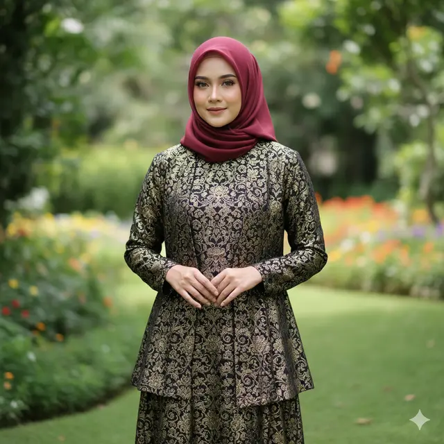 Model Gamis Blazer Brokat Terbaru (Foto: Gemini AI)