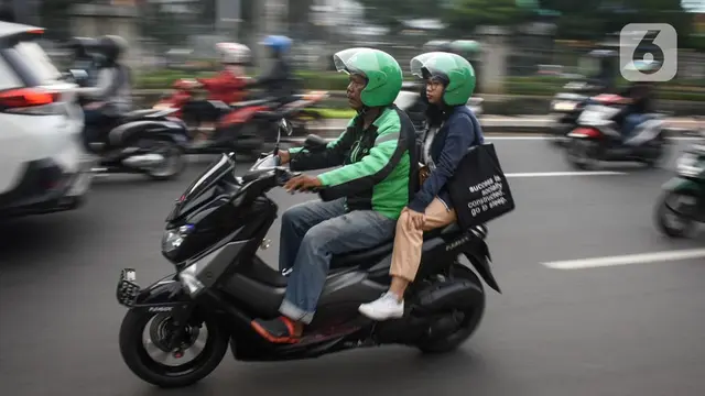 Ilustrasi driver ojol (Liputan6.com)