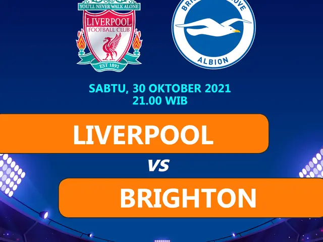 Liverpool vs Brighton & Hove Albion. (Liputan6.com/Trie Yasni)