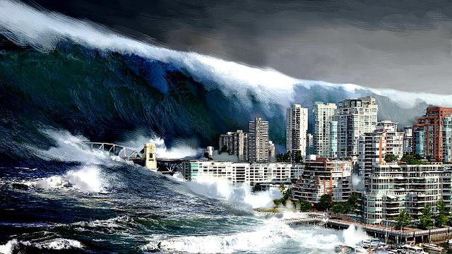 ilustrasi tsunami 