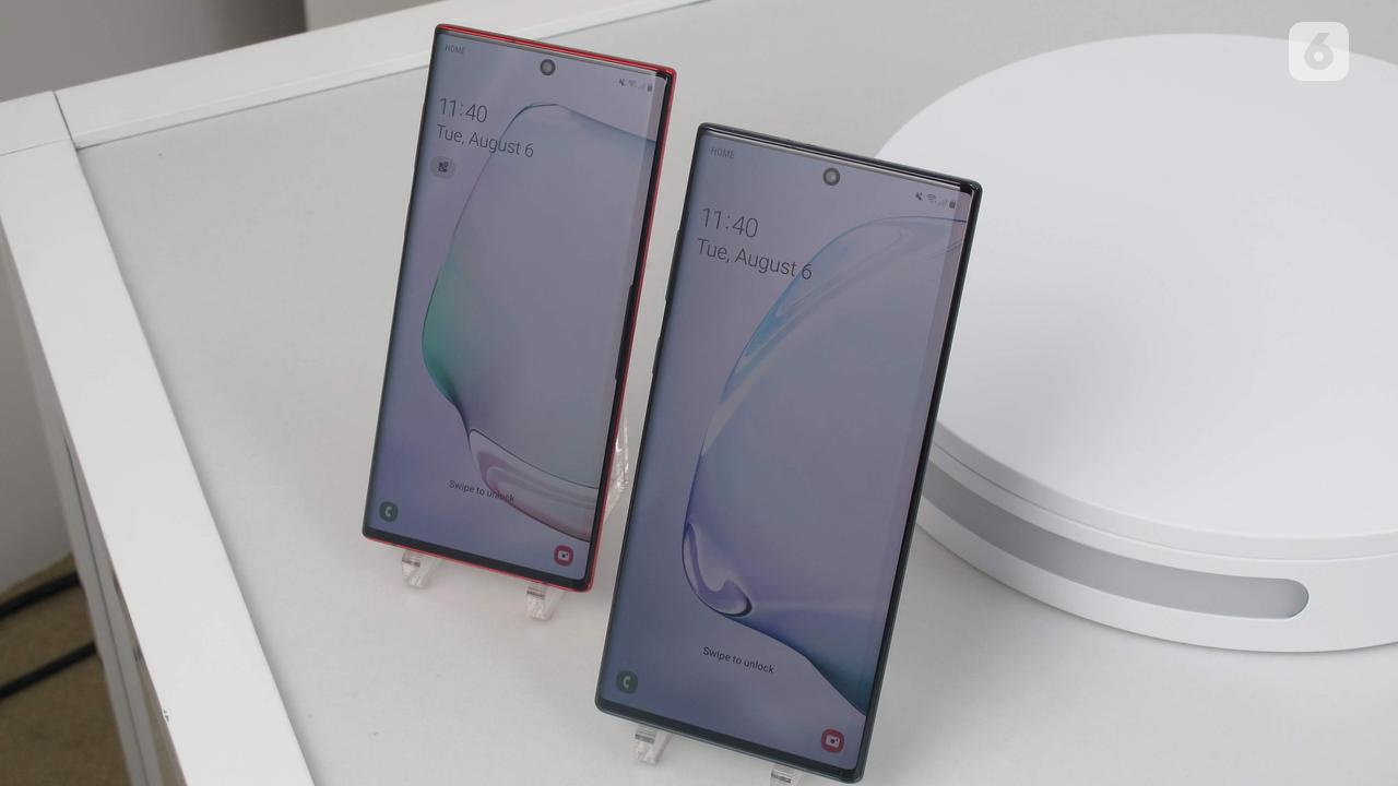 Samsung Galaxy Note 10 dan Galaxy Note 10 Plus. Liputan6.com/Istiarto Sigit Nugroho