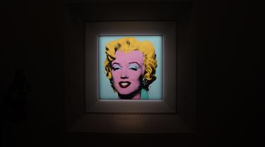 Lukisan Potret Marilyn Monroe karya Warhol