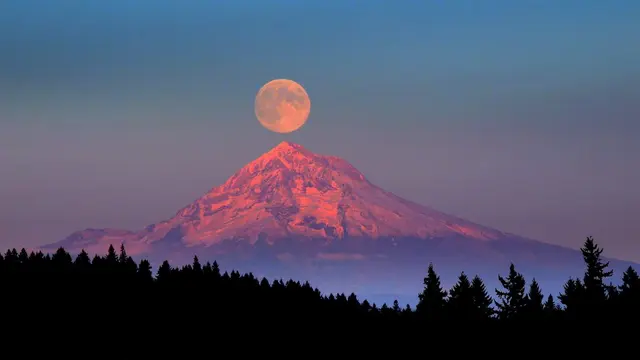 Gunung Hood di Oregon AS