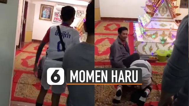 VIDEO: Momen Haru Remaja Nangis Histeris di Depan Peti Neneknya