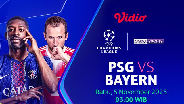 Saksikan Liga Champions PSG vs Bayern eksklusif di Vidio. (dok. vidio.com)