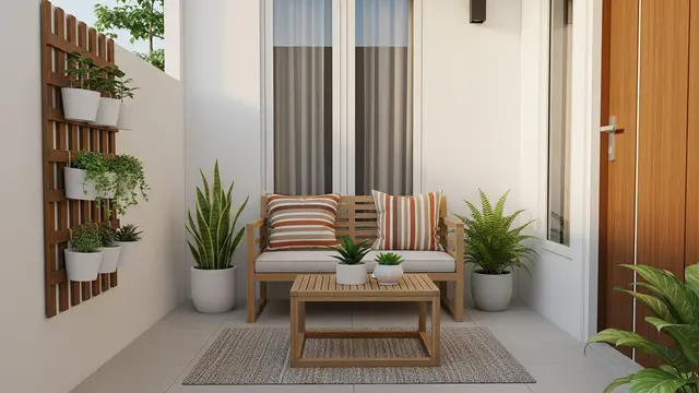 Desain Teras Kecil Tapi Modern