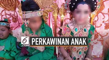 Jumlah perkawinan anak di Indonesia memprihatinkan, mereka dikawinkan di usia sangat muda.