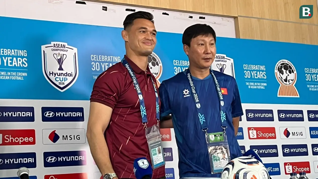 Patrik Le Giang dan Kim Sang-sik - Piala AFF 2026.