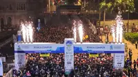 Pemotor Mabuk Terobos Barikade Marathon, Tabrak 2 Pelari