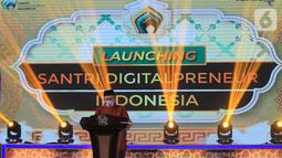 Deputi Bidang Ekonomi Digital dan Produk Kreatif, Muhammad Neil Himam memberi sambutan pada Santri Digitalpreneur Indonesia. Program tersebut diharapkan akan menjadi “new content creator” yang dapat menghasilkan karya dan produk kreatif digital yang berkualitas bagi para santri.(Liputan6.com/HO/Bon)