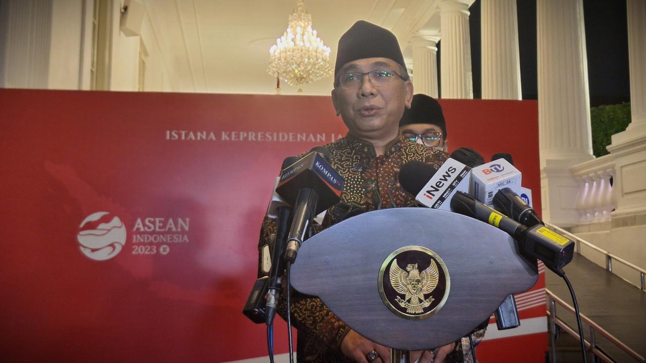 Ketua Umum Pengurus Besar Nahdalatul Ulama (PBNU) Yahya Cholil Staquf atau Gus Yahya