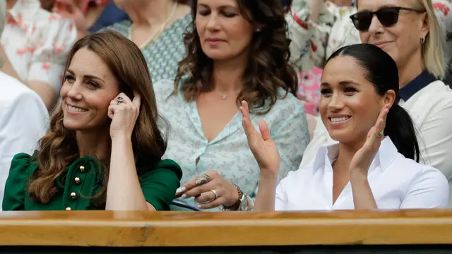 Momen Akrab Kate Middleton dan Meghan Markle di Final Wimbledon