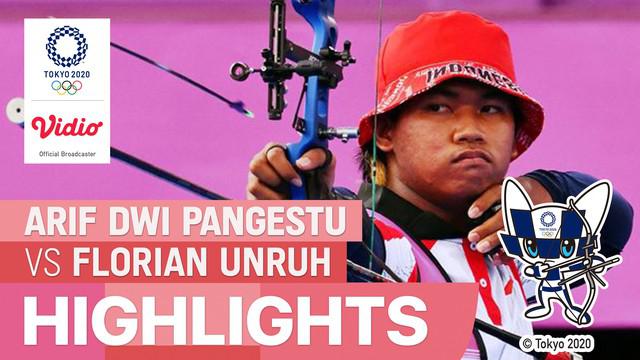 Berita Video, Arif Dwi Pangestu Kalah dari Wakil Jerman di Cabang Olahraga Perorangan Putra pada Selasa (27/7/2021)