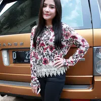 Prilly merasa kecewa atas kasus yang menimpa dirinya. Pasalnya ia mengaku tidak pernah macam-macam dalam berkarir.(Deki Prayoga/Bintang.com)