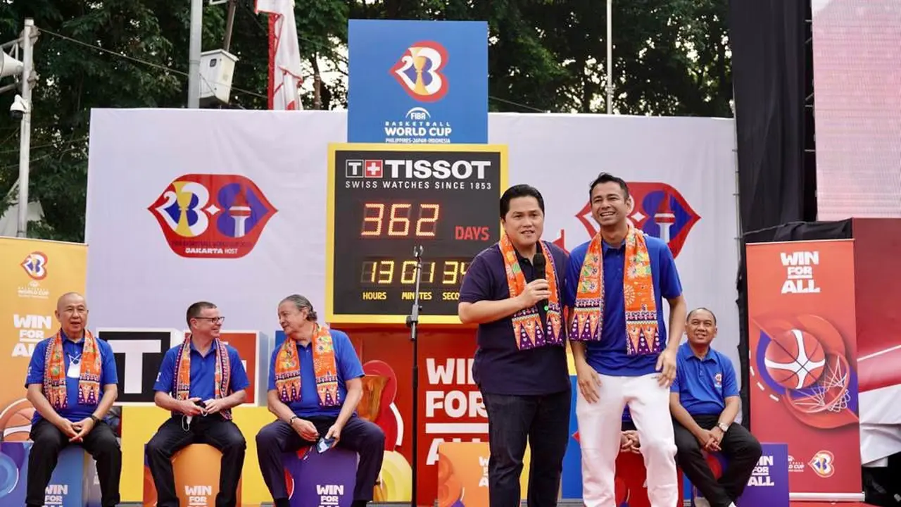 Hitung Mundur Setahun Menuju Piala Dunia Basket 2023 Diadakan di Bundaran HI