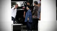 Presiden Kelima RI Megawati Soekarnoputri mengecek Museum Nasional atau Gajah di Jakarta Pusat, pasca kebakaran pada Sabtu 16 September 2023. (Foto: Dokumentasi PDIP).