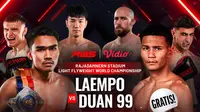 Siaran Langsung Rajadamnern 2025 Light Flyweight Title: Eksklusif di Vidio
