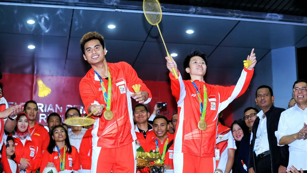 Disambut Meriah, Tontowi Ahmad dan Liliyana Natsir Terharu