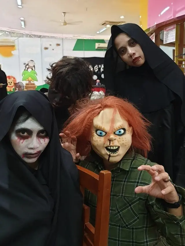 6 Momen Unik Ulang Tahun Anak Zaskia Adya Mecca, Pakai Konsep Horor