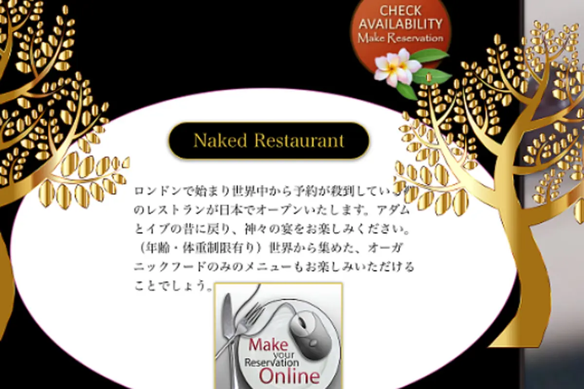 Tokyo naked restaurant (0)